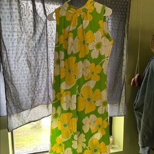 Vintage floral romper